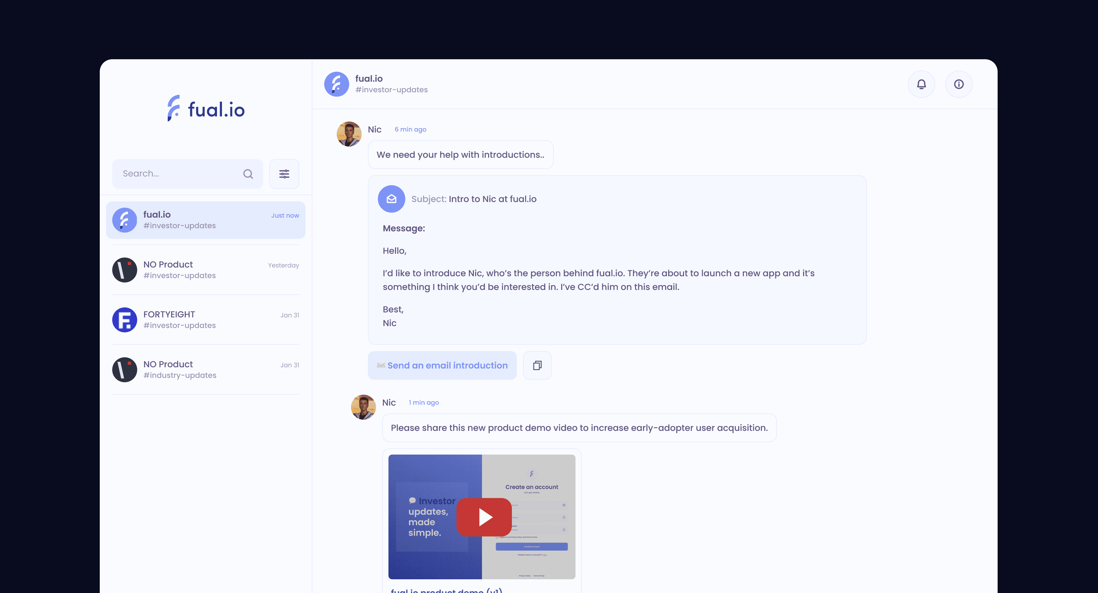 Introducing fual.io: The Investor Engagement Platform